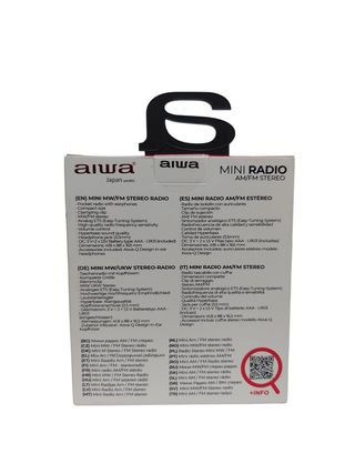 MINI RADIO AIWA AM- FM  R22SL A ESTRENAR