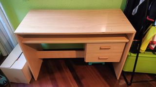 Escritorio infantil madera claro 98'5x44,5x71