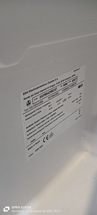 Congelador Vertical Balay - No Frost