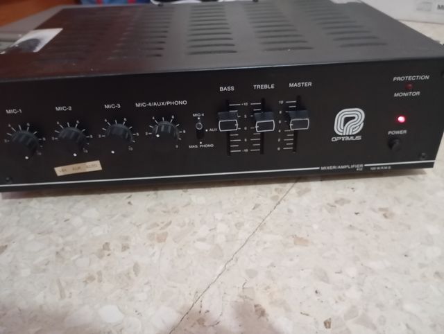Mezclador Optimus 120W RMS