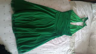 Vestido Adolfo Domínguez verde