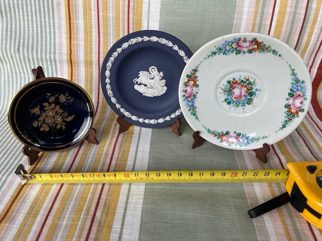 3 Platos Decorativos Vintage