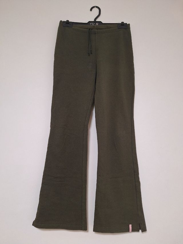 Pantalones campana - Verde oliva