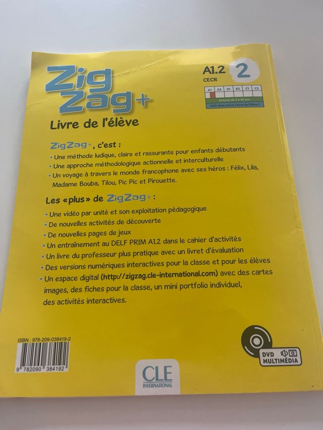 Zigzag Plus niveau 2 - Elève + CD audio (French...