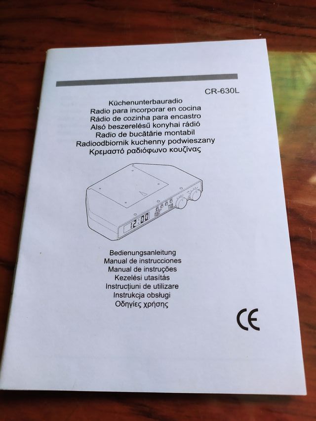 Radio despertador vintage