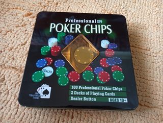 Jogo de Poker - 100 fichas seladas