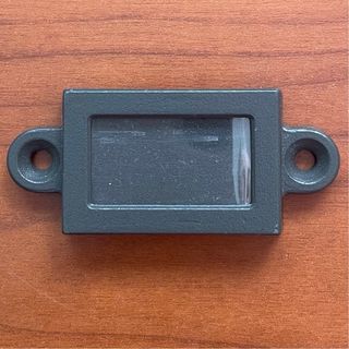 Gancho metálico gris oscuro