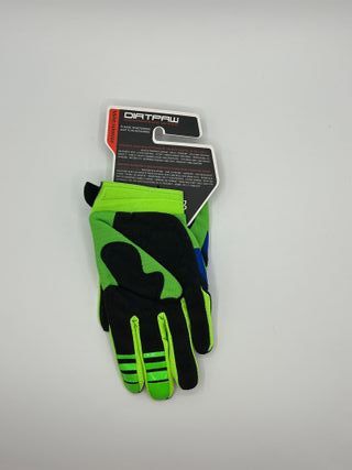 Guantes Fox Dirtpaw - Verde y Azul