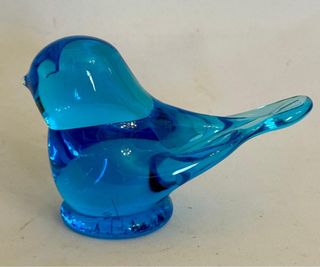 Uccellino Azzurro Vetro Murano