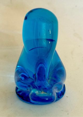 Uccellino Azzurro Vetro Murano