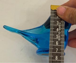 Uccellino Azzurro Vetro Murano