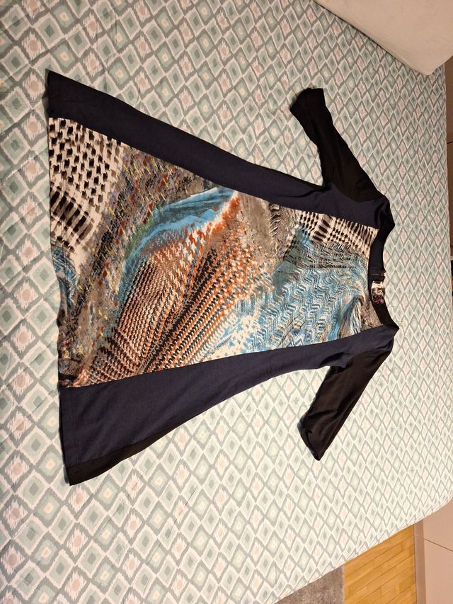 Vestido Peace n' Love L manga francesa