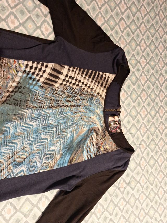 Vestido Peace n' Love L manga francesa