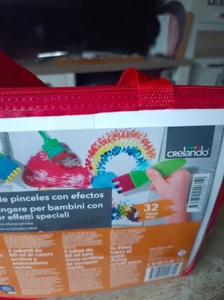 Set Pintura Infantil - 5 Colores