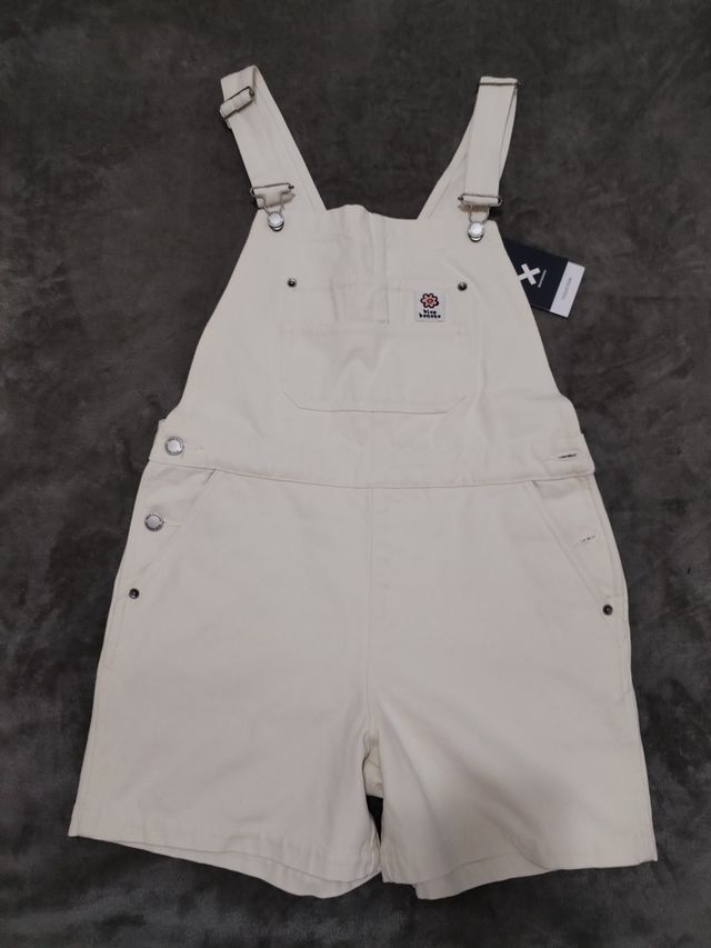 Overol corto Blue Banana - beige