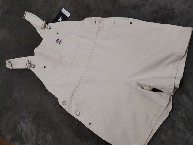 Overol corto Blue Banana - beige