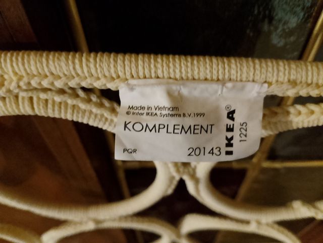 Colgador de Pared - 28 Anillos Beige