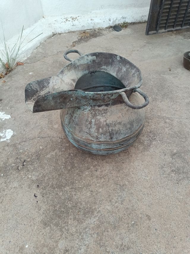 Caldero perol 9 KILOS COBRE PURO a
ntiguo