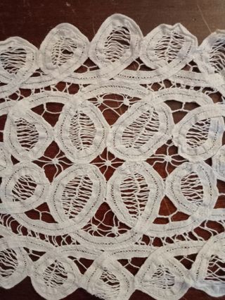 3 Centrini Cotone: Beige & Bianco