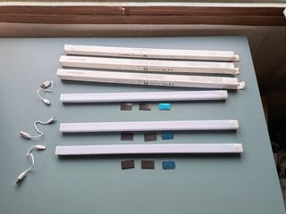3 barras LED blancas con USB