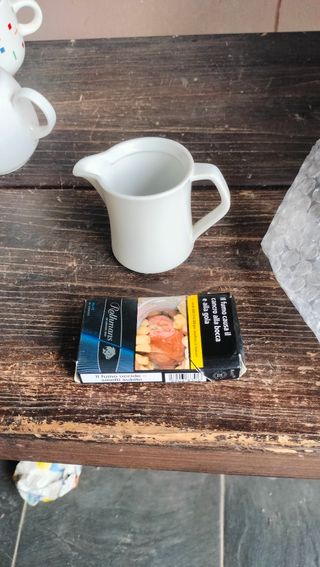 Bricchetto caffè | porcellana bianca