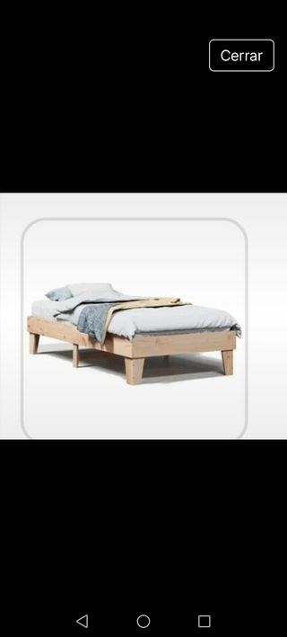 Cama madera maciza pino