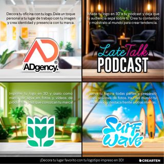 Imprime tu logo en 3D.