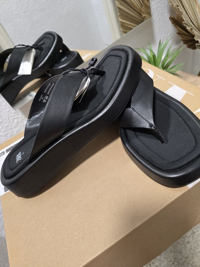 Sandalias Zara de Piel