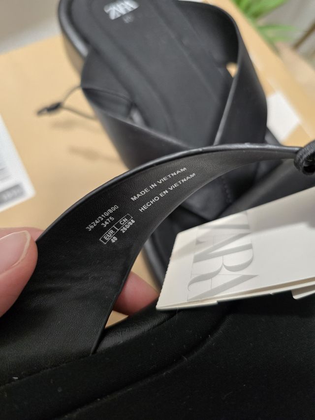 Sandalias Zara de Piel