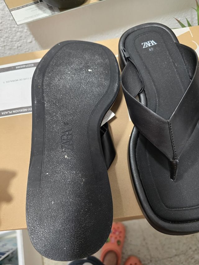 Sandalias Zara de Piel