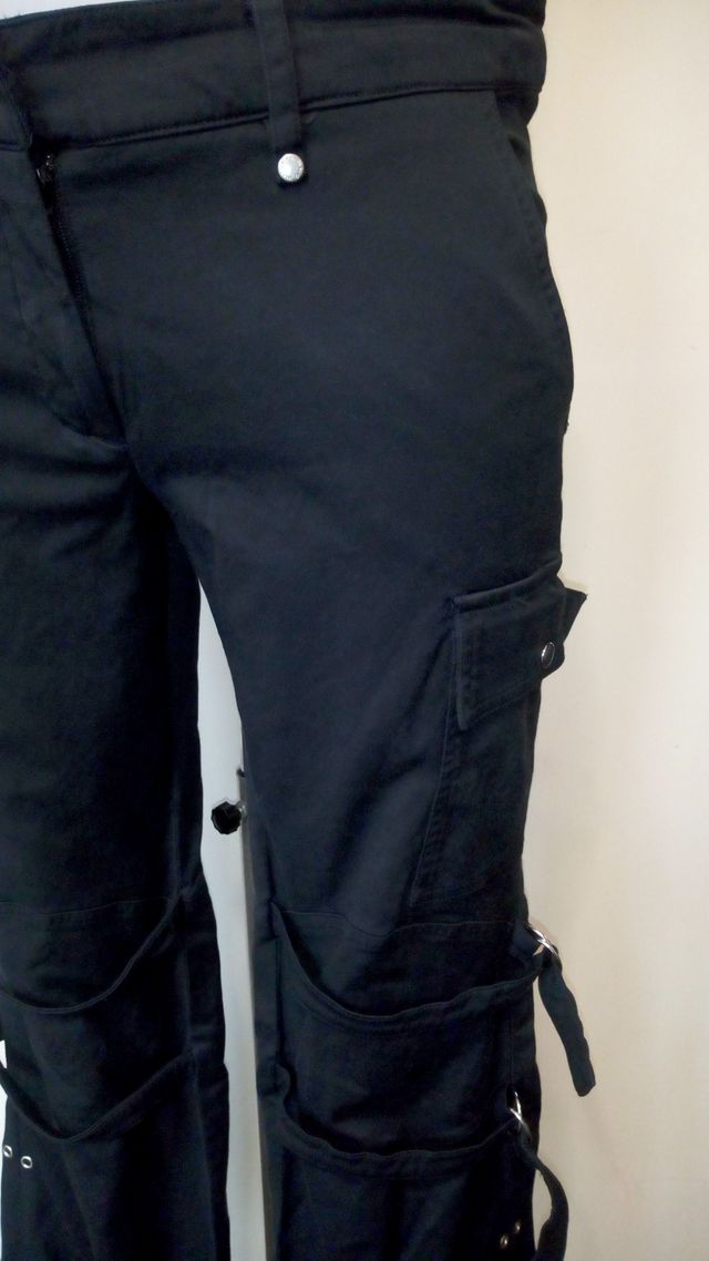 FLAVIO CASTELLANI Pantaloni con fibbie cargo