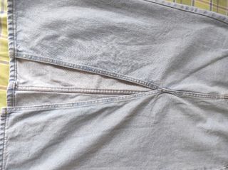 Falda vaquera medio-larga