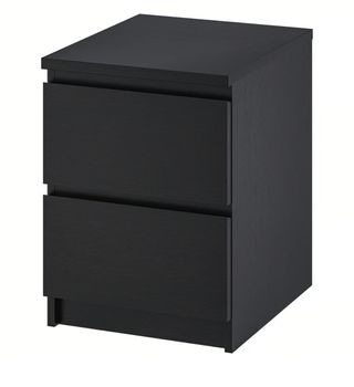 Comodini IKEA MALM neri