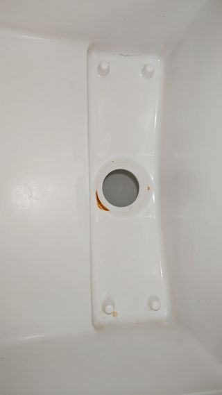 Lavabo cerámico blanco de Diseño. Marca Cosmic