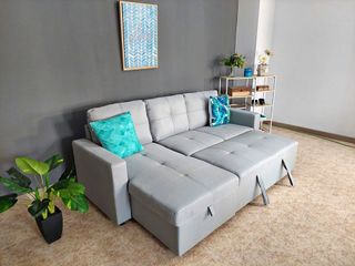 Sofá cama beige - NUEVO