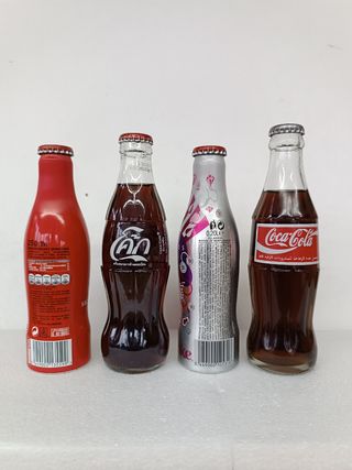 4 Botellas Coca-Cola edición limitada