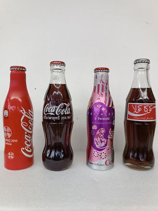 4 Botellas Coca-Cola edición limitada