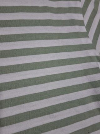 Camiseta rayas verde-blanco