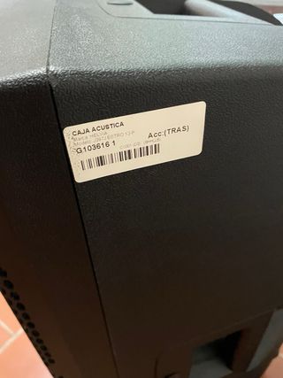 2x Altavoces Helvia ESTRO12P c/ Caja de Transporte