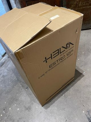 2x Altavoces Helvia ESTRO12P c/ Caja de Transporte