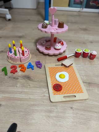 Set Juguetes Madera Infantil
