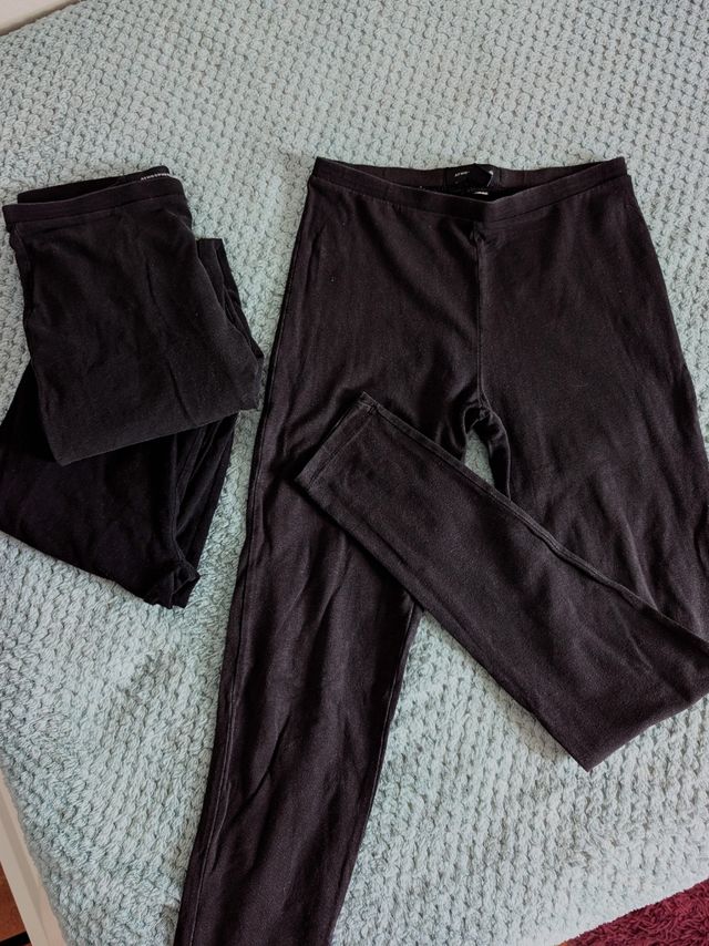 3 Leggings negros XS