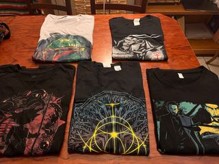 Pack 5 Camisetas películas - Variadas