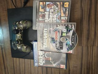 PS4 (PlayStation 4) + 3 juegos