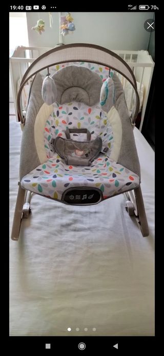 Hamaca mecedora Olmitos con sonido y vibración.