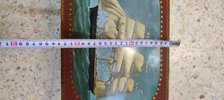 Baúl chapa litografiada - Barco