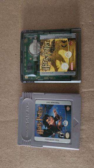 2x Juegos Game Boy: Harry Potter