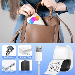 Mini impresora térmica portátil