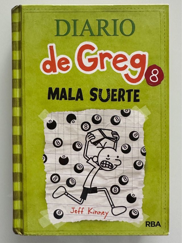 Lote de libros 1-8 diario de Greg.