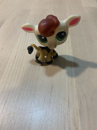 2 Muñecos LPS: Gato y Jirafa